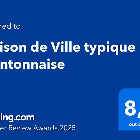 Maison De Ville Typique Mentonnaise Eksteriør bilde