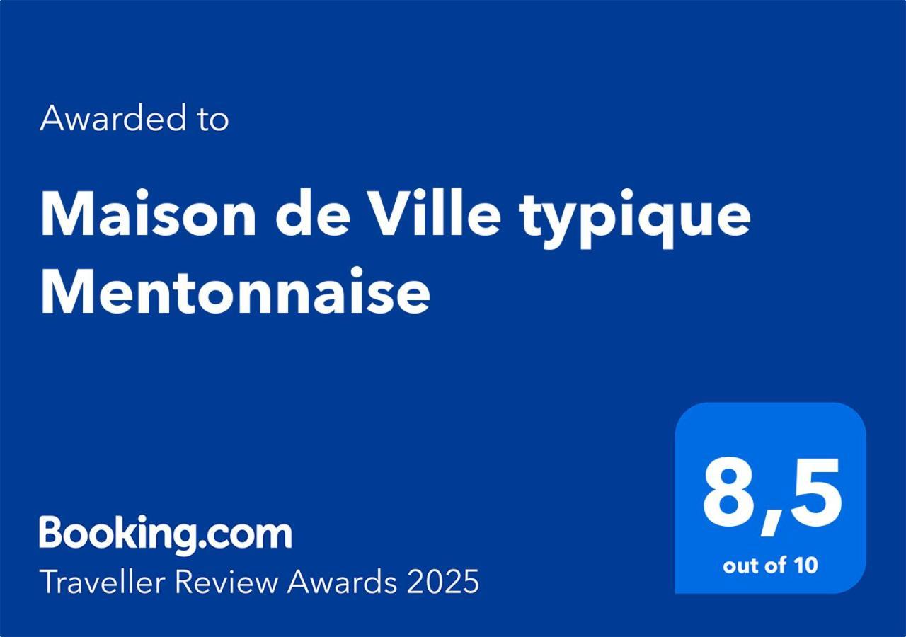 Maison De Ville Typique Mentonnaise Eksteriør bilde